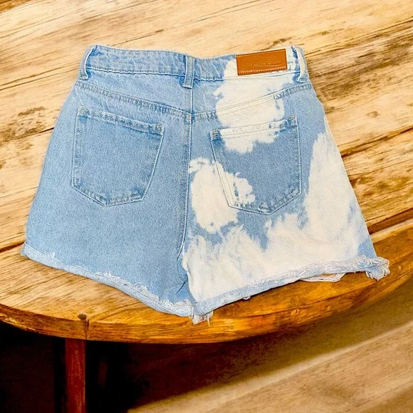 EUC! Distressed Denim Shorts - Picture 2 of 2